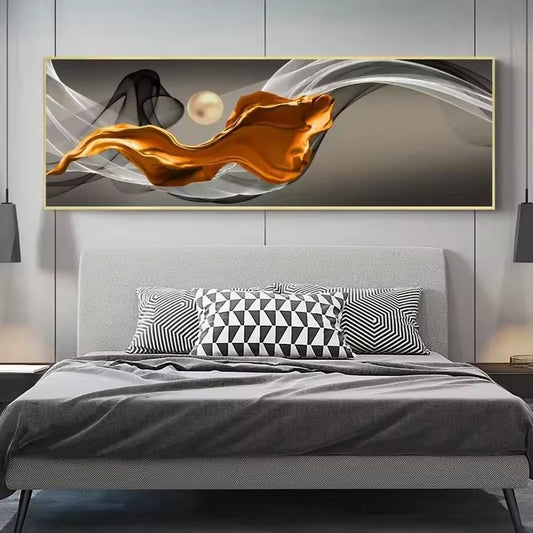HD Canvas Schilderij Stadsnacht – Modern Wanddecoratie Panorama Zonder Lijst