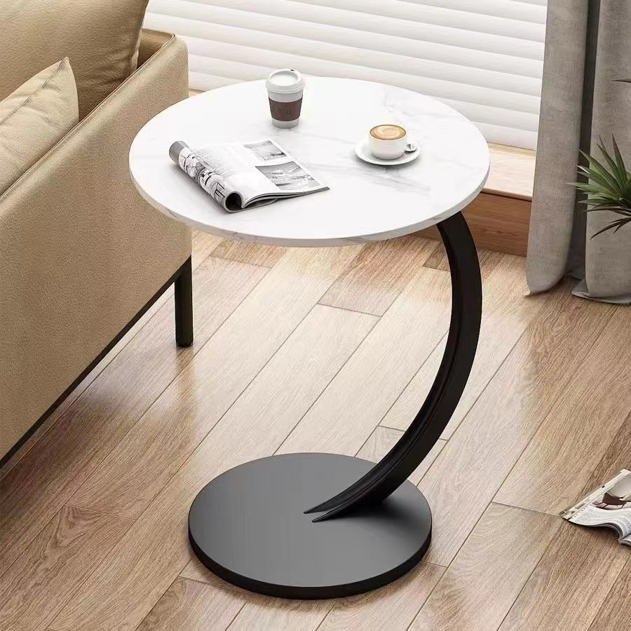 Ronde Bijzettafel / Salontafel – Modern Design met Opbergruimte (40×60 cm)