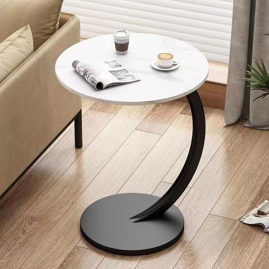 Ronde Bijzettafel / Salontafel – Modern Design met Opbergruimte (40×60 cm)