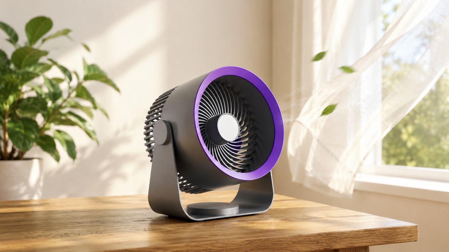 Stille USB Luchtcirculatie Ventilator – 3 Snelheden