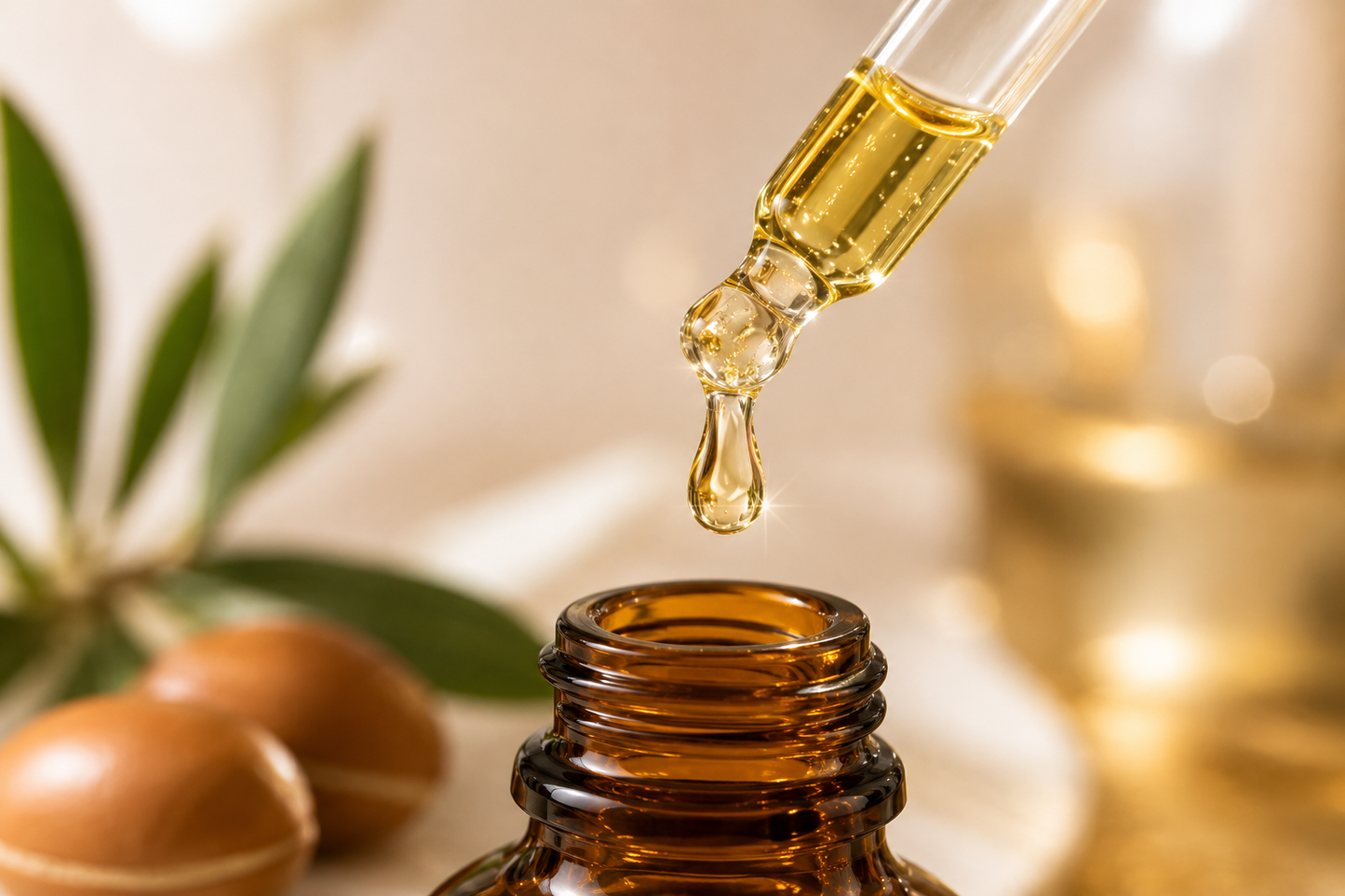Marokkaanse Argan Haarolie – Voedende Haarolie voor Glanzend, Zacht en Gezond Haar