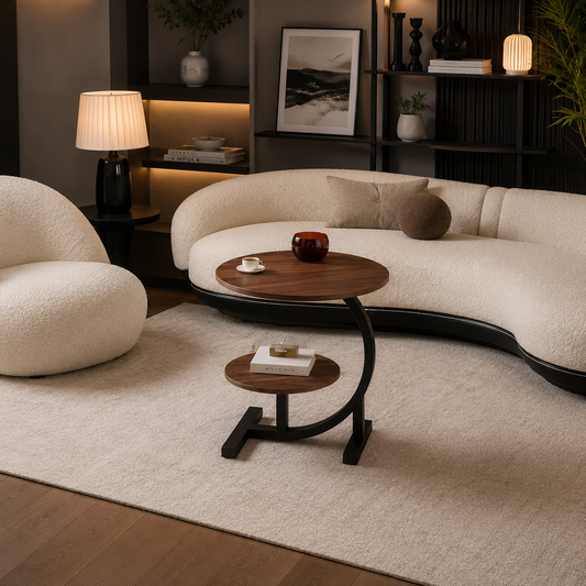 Moderne Uitschuifbare Salontafel met Opbergruimte