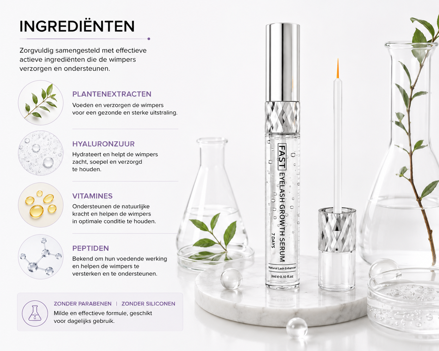 Wimperserum voor Langere & Vollere Wimpers