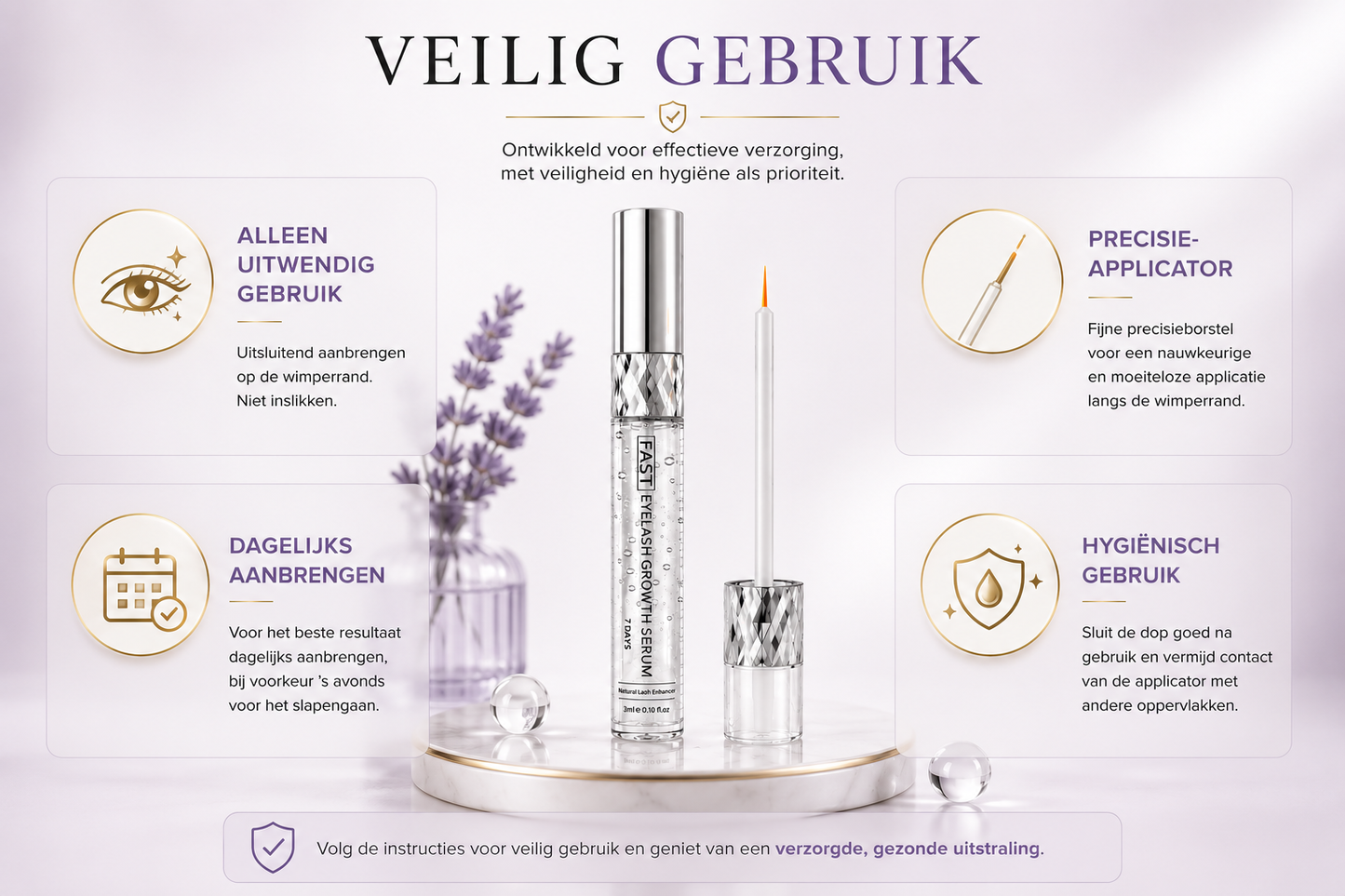 Wimperserum voor Langere & Vollere Wimpers