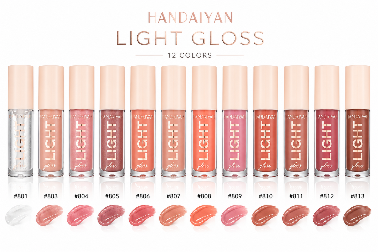 Spiegelglans Lipgloss – Hydraterende Lipgloss met Parelmoerglans