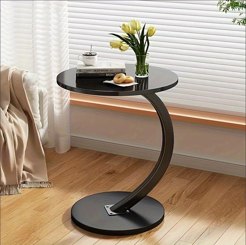 Ronde Bijzettafel / Salontafel – Modern Design met Opbergruimte (40×60 cm)