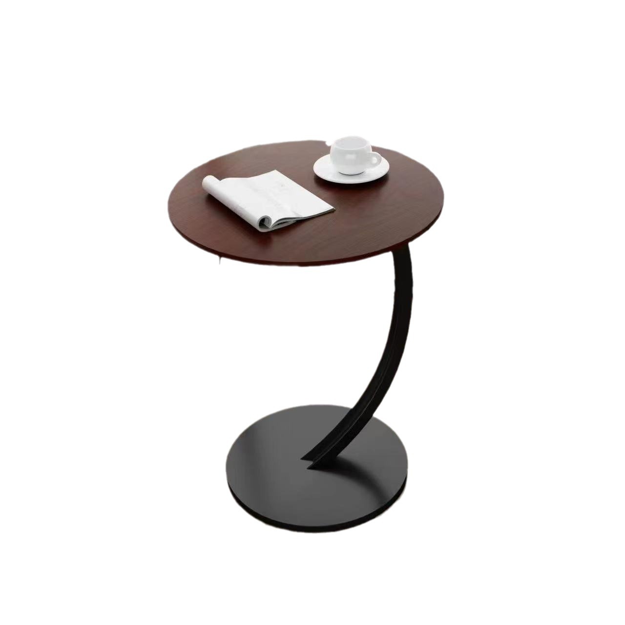Ronde Bijzettafel / Salontafel – Modern Design met Opbergruimte (40×60 cm)