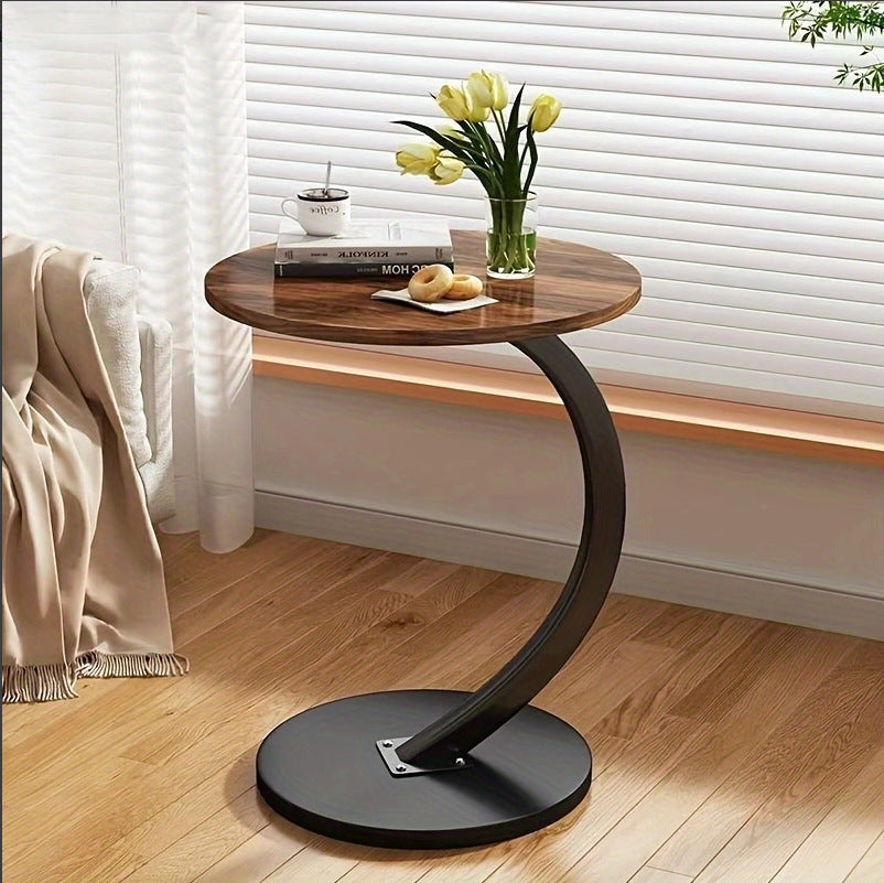 Ronde Bijzettafel / Salontafel – Modern Design met Opbergruimte (40×60 cm)