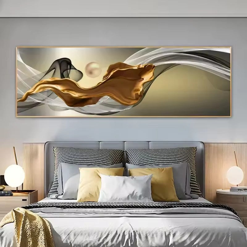 HD Canvas Schilderij Stadsnacht – Modern Wanddecoratie Panorama Zonder Lijst